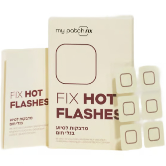 מדבקות לסיוע בגלי חום וכאבי מחזור FIX HOT FLASHES