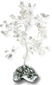 עץ אבני קריסטל אופליט