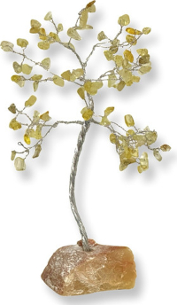 עץ אבני קריסטל סיטרין