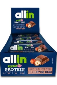 חטיפי חלבון טבעוניים allin