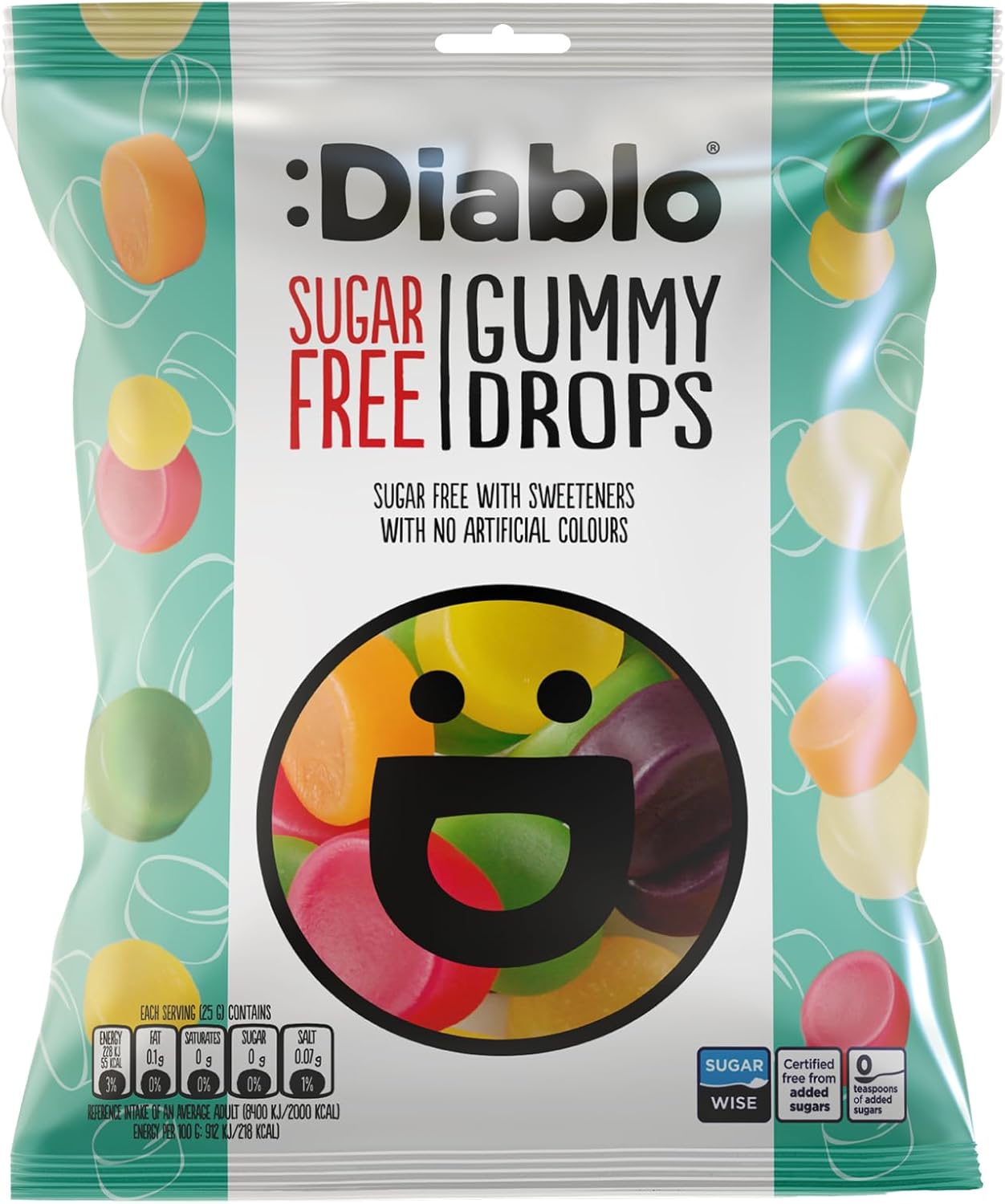 מארז סוכריות גומי ללא סוכר | DIABLO