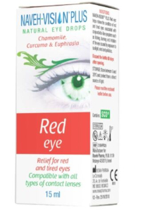 RED EYE טיפות עיניים על בסיס טבעי | נוה פארמה