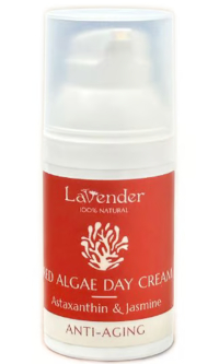 קרם יום אנטי אייג’ינג טבעי אצה אדומה | LAVENDER