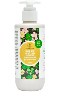 קרם לחות טבעי לשיער עם שמן צובקי ותמצית תלתן | מיכל סבון טבעי