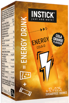אינסטיק משקאות אנרגיה ללא סוכר בטעמים | INSTICK