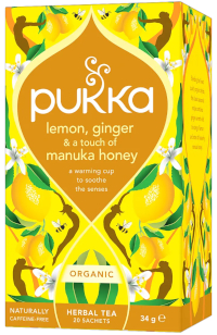 חליטת לימון, ג׳ינג׳ר ודבש מנוקה | פוקה